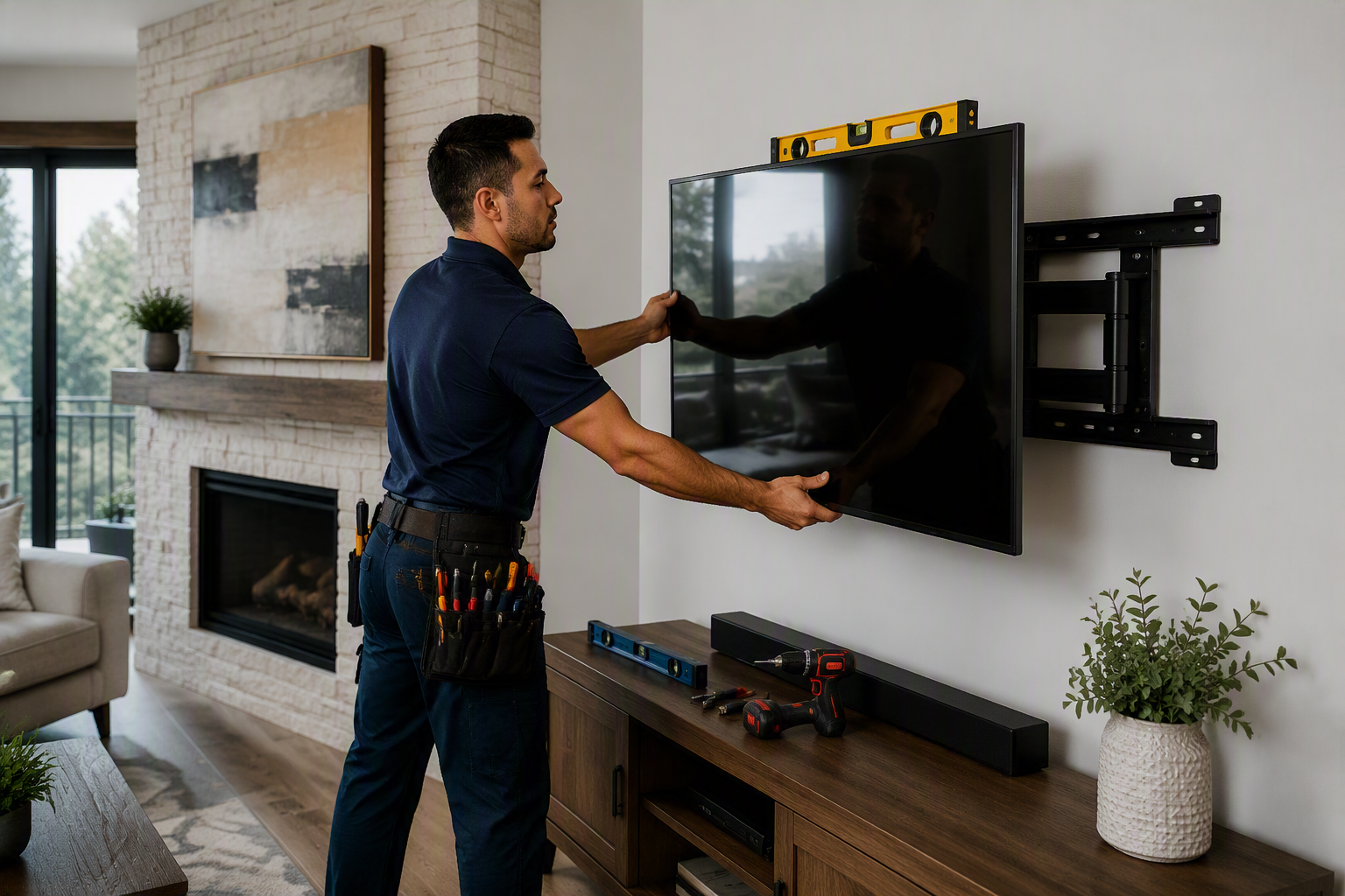 TV wall mounting service